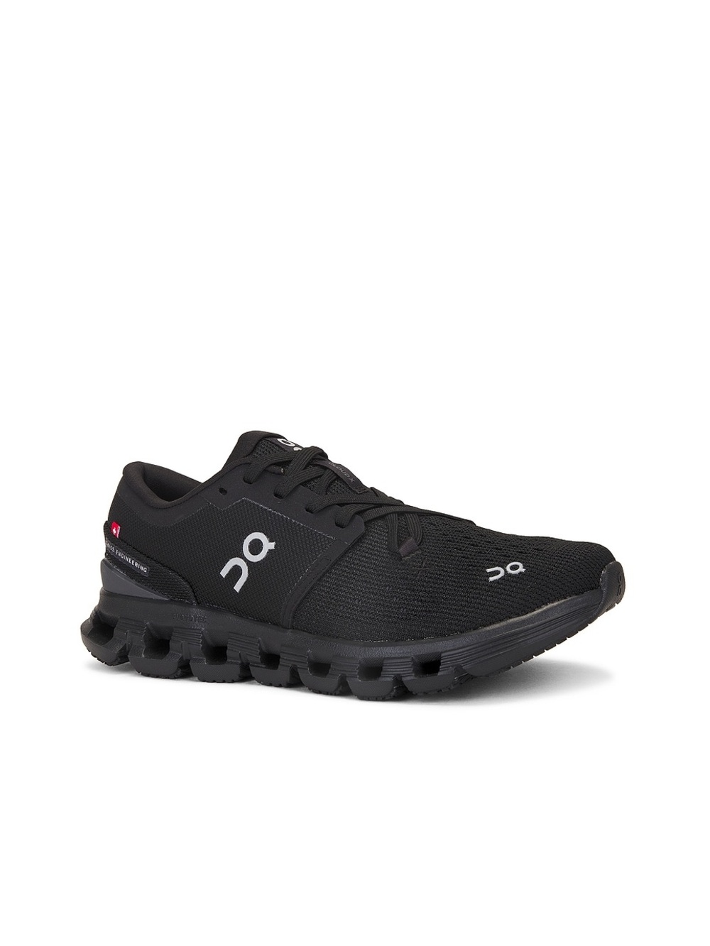 ON Cloud X 4 Sneaker in Black & Eclipse Running Shoes Size 7